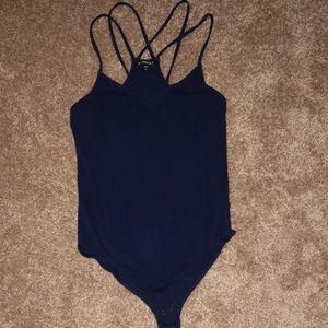 Express blue bodysuit